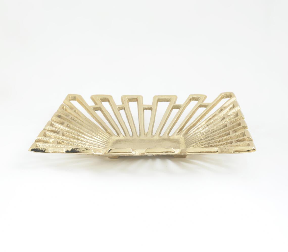 Aluminium Cast Rectangular Perforated Tray - GAAIA