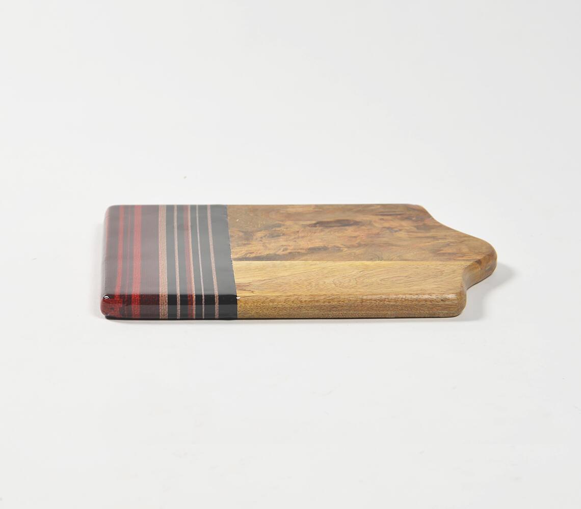 Striped Wooden Cheese board - GAAIA