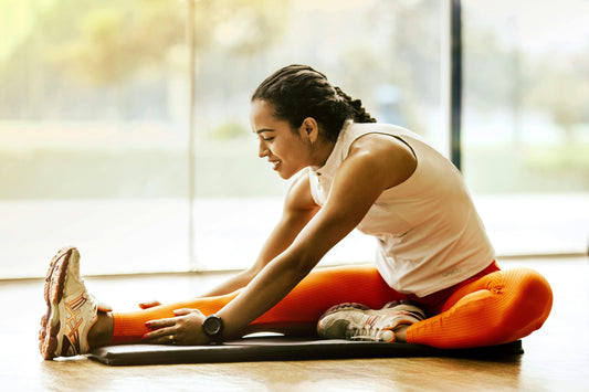 Yoga for Beginners on an Elephant Grass Yoga Mat