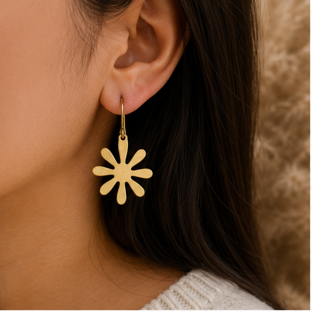 Ethnic Flower Boho Earrings