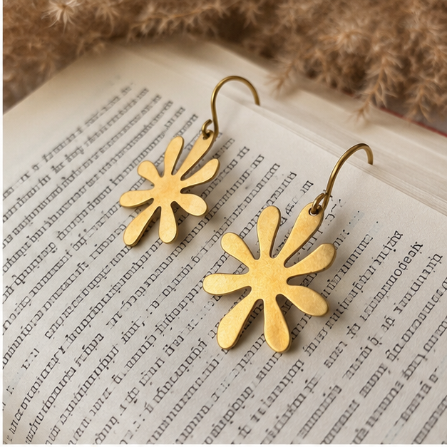 Ethnic Flower Boho Earrings