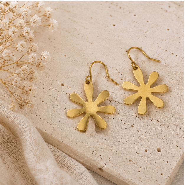 Ethnic Flower Boho Earrings