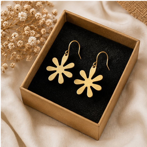 Ethnic Flower Boho Earrings