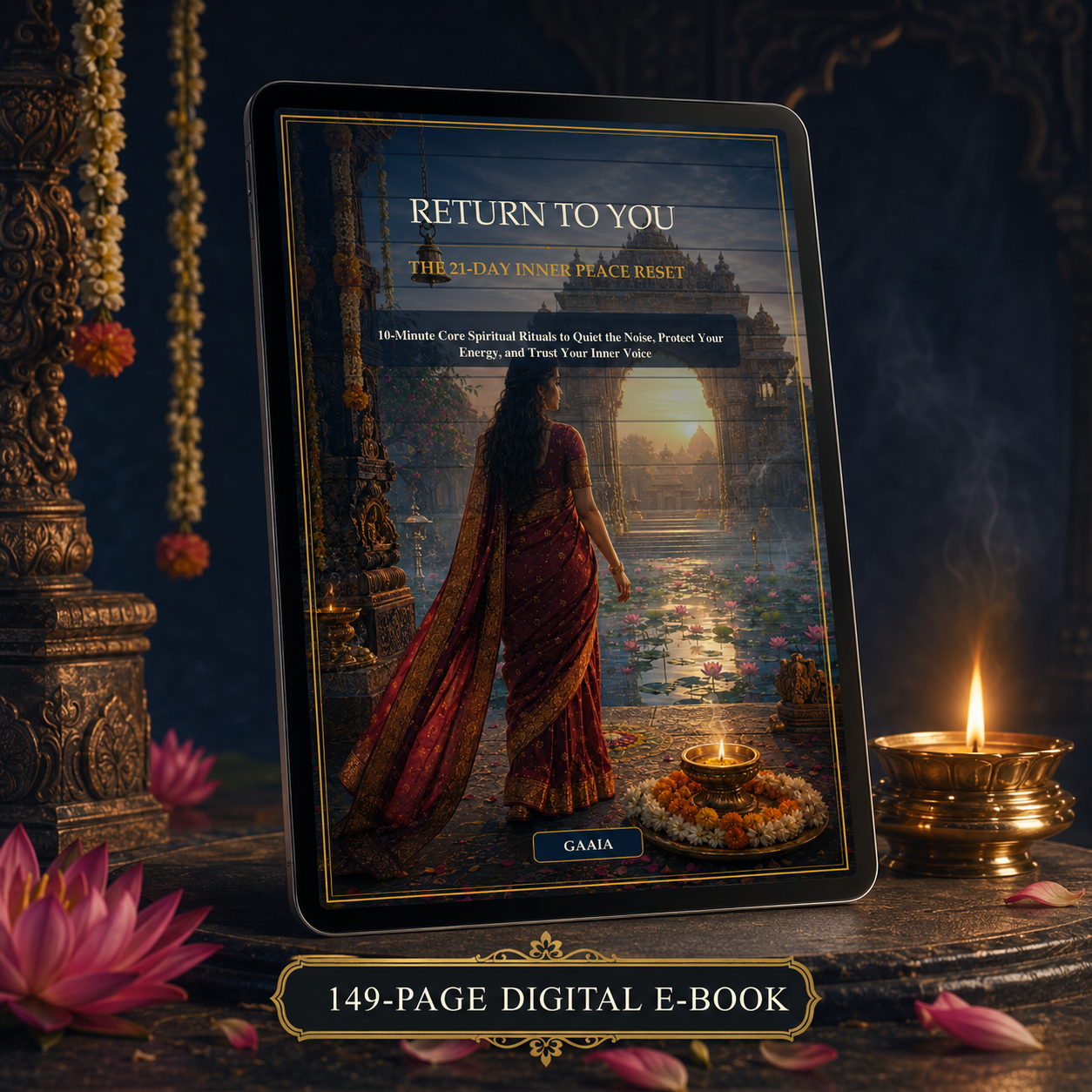 Return to You ✨ 21-Day Inner Peace Reset | Illustrated Spiritual E-Book
