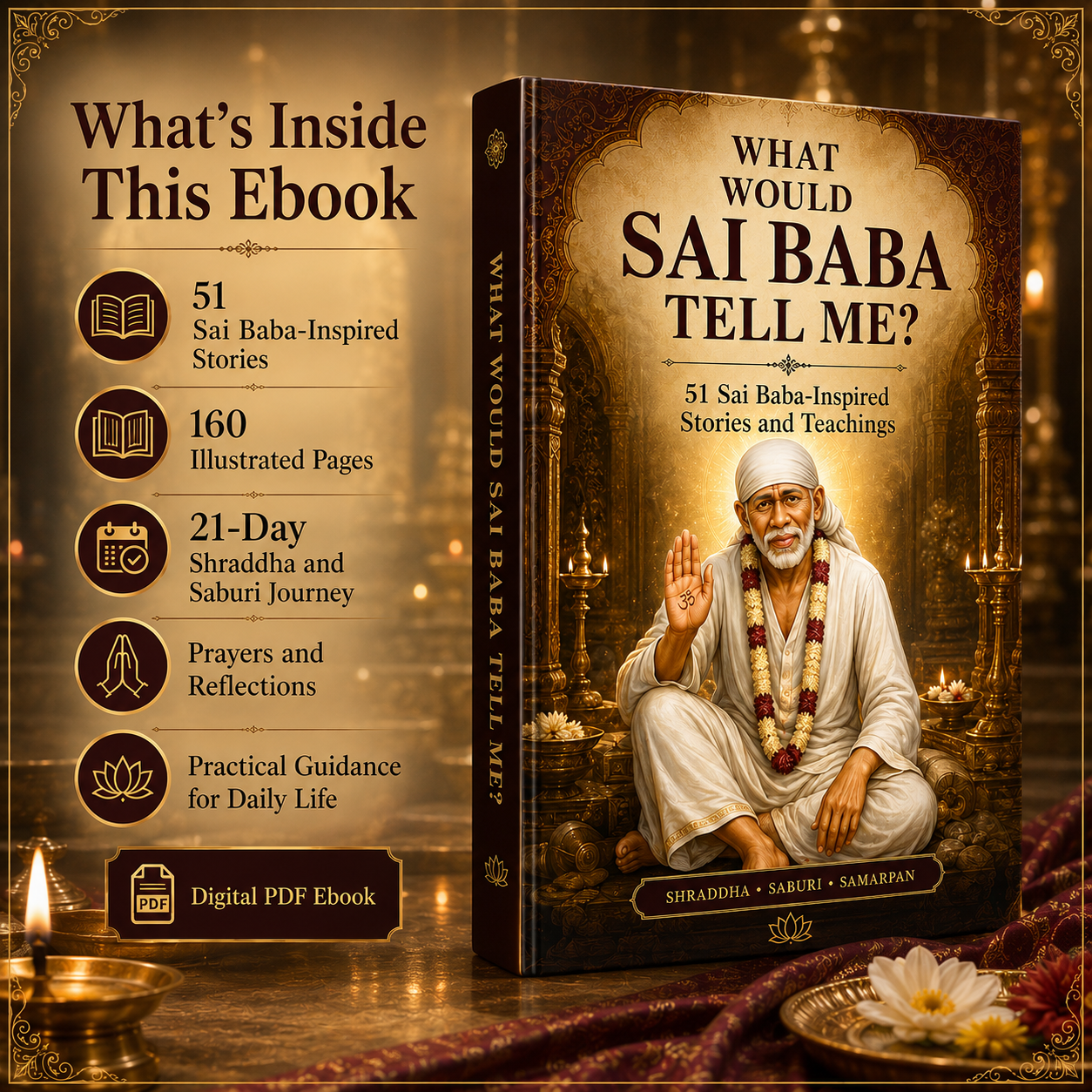 WHAT WOULD SAI BABA TELL ME? ✨ 51 Sai Baba-Inspired Stories & Teachings for Life’s Difficult Moments