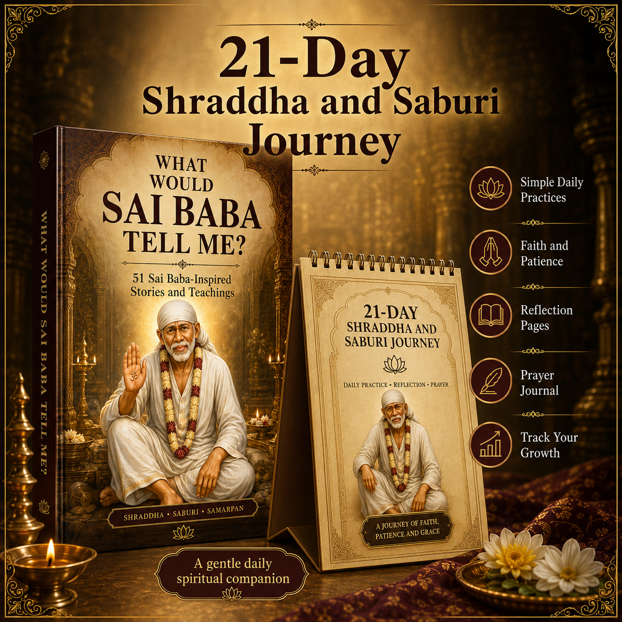 WHAT WOULD SAI BABA TELL ME? ✨ 51 Sai Baba-Inspired Stories & Teachings for Life’s Difficult Moments