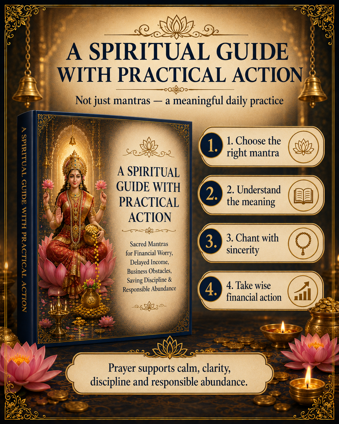 Which Mantra Should I Chant for Money & Prosperity? 💰✨ | 21 Sacred Hindu Mantras – Illustrated 100-Page Digital Ebook