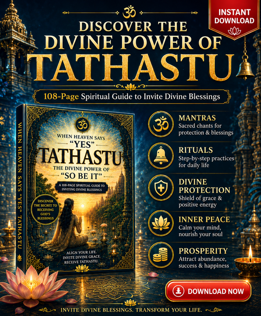 TATHASTU – The Divine Power of "So Be It" | 108-Page Spiritual Guide to Blessings, Manifestation, Mantras & Daily Transformation