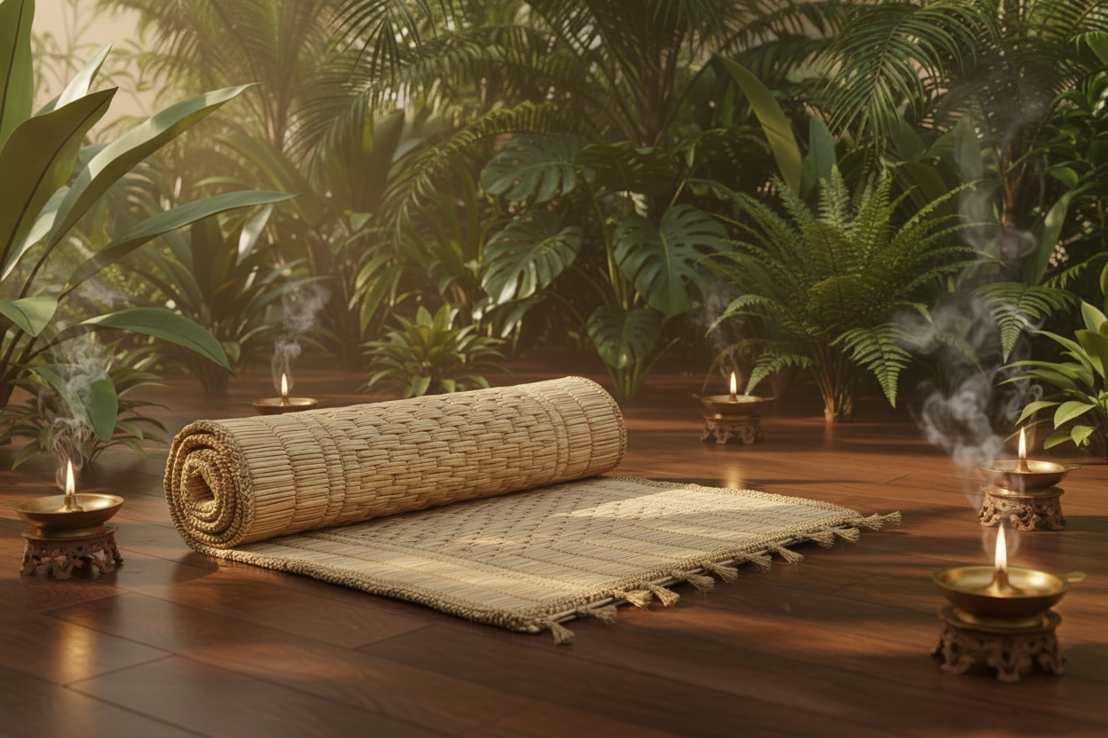 Kuna Grass Yoga Mat - Spongy and Super Soft