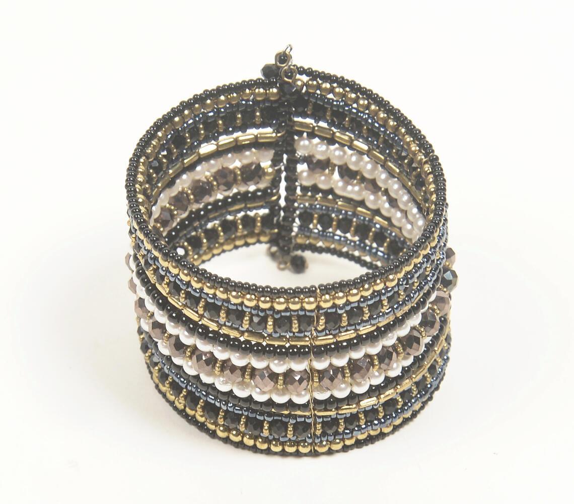 Beaded Monochrome Stacked Bracelet - GAAIA