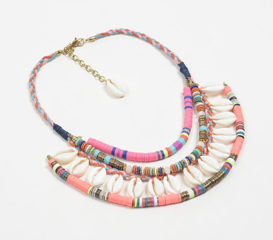 Bohemian Summer Beach Holiday Shell Layered Necklace - GAAIA