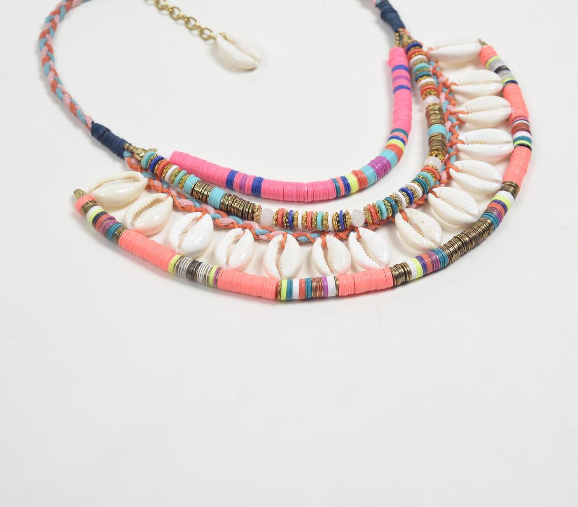 Bohemian Summer Beach Holiday Shell Layered Necklace - GAAIA