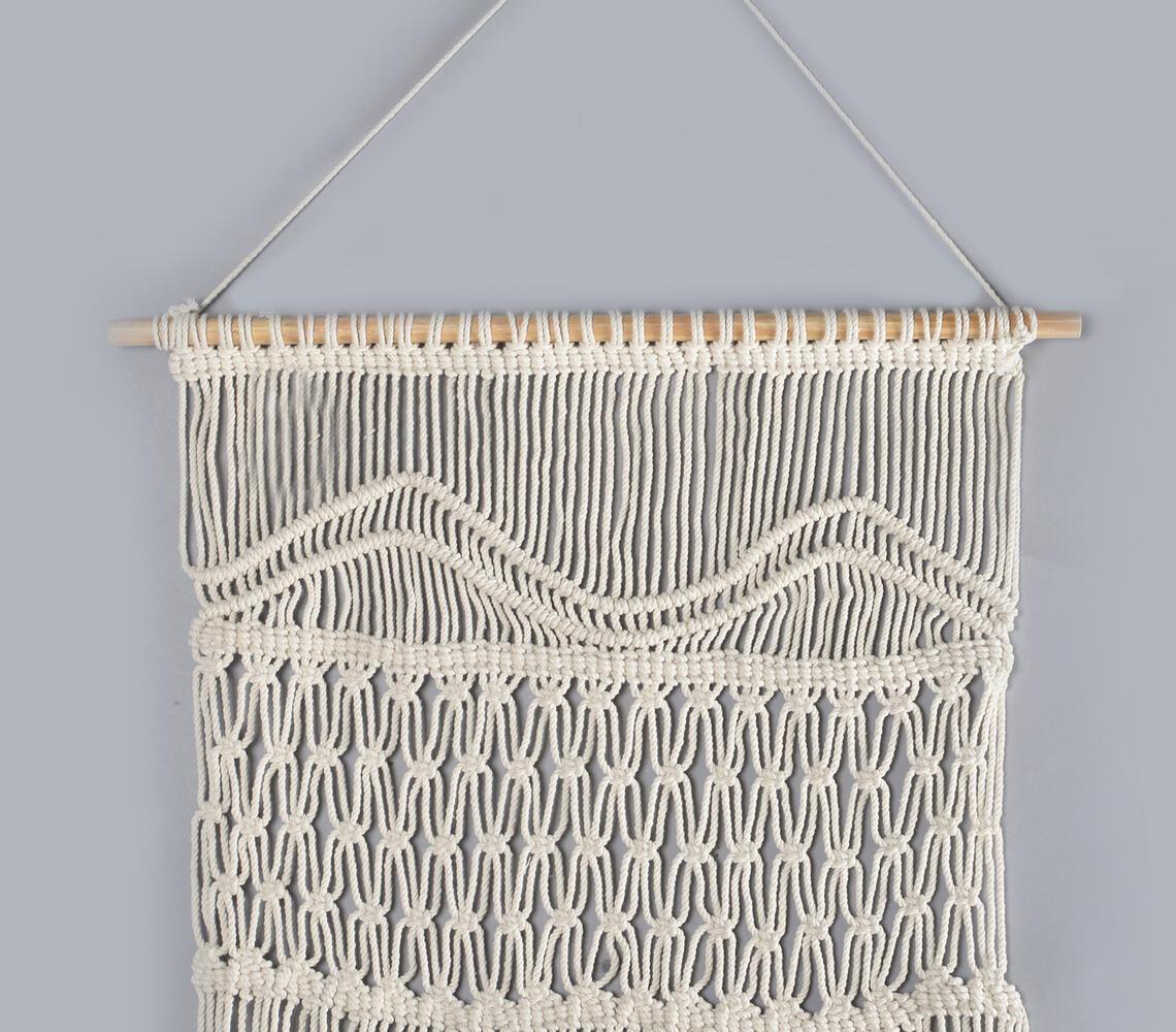 Boho Layered Macrame Wall Hanging_2 - GAAIA