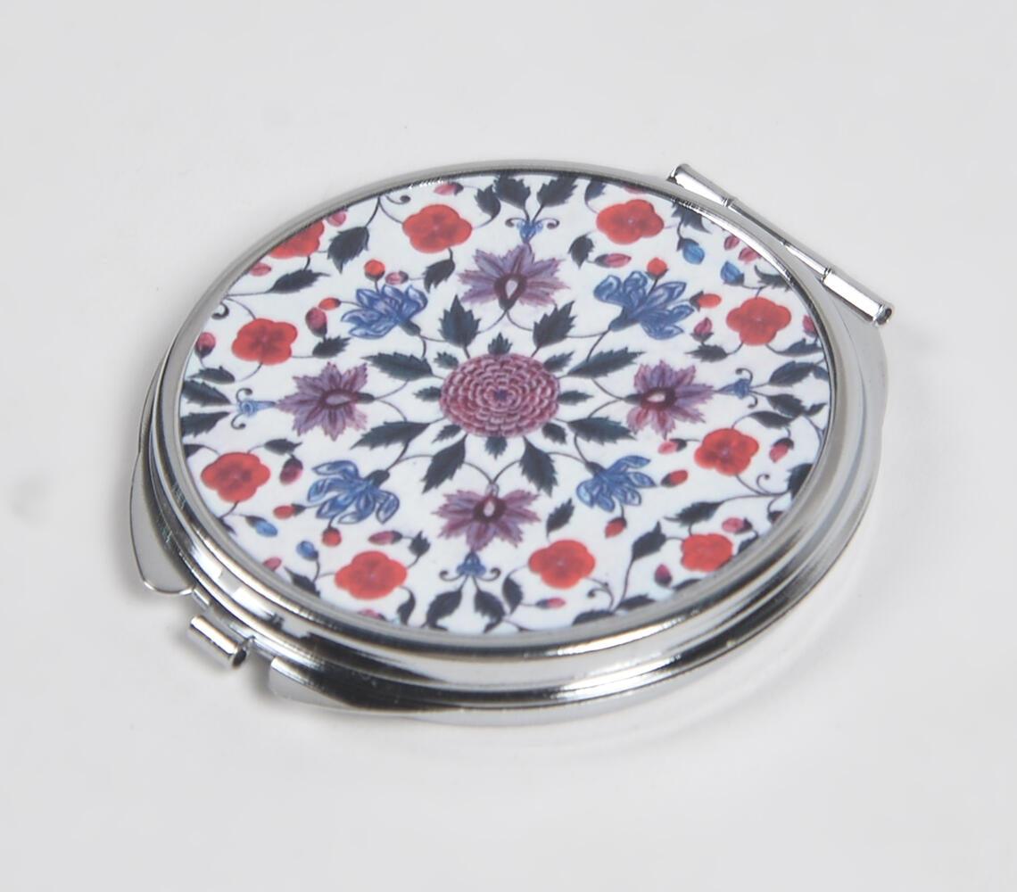 Botanical Metal Pocket Compact Mirror - GAAIA