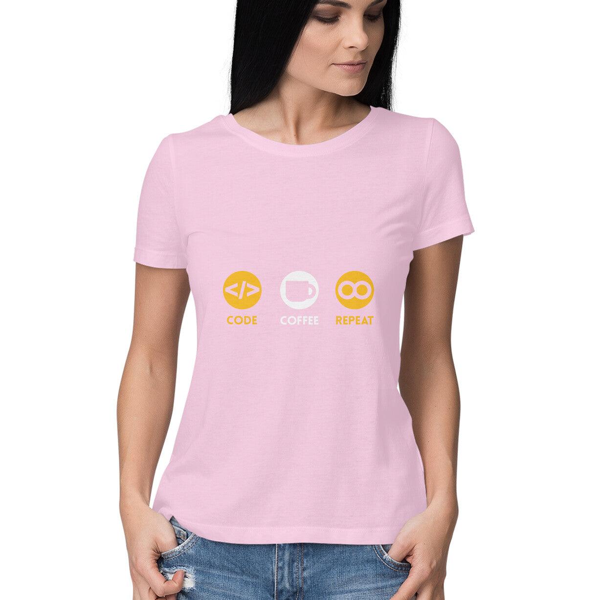 CODE COFFEE REPEAT Women's T-shirt - GAAIA