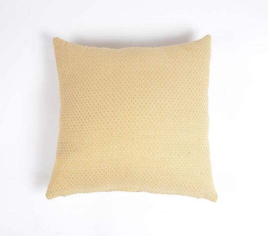 Embroidered Pastel Cotton Cushion Cover - GAAIA