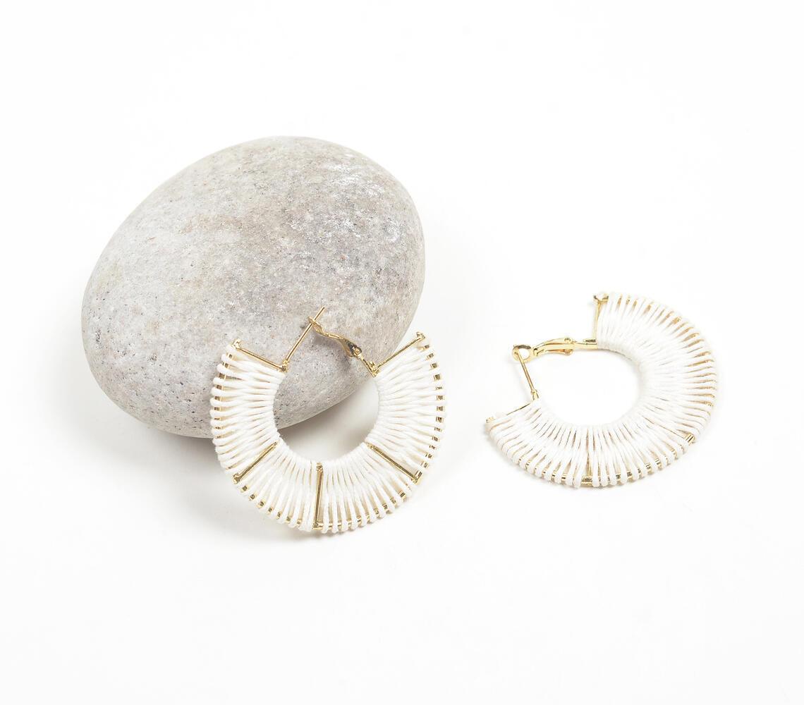 Fan-Shaped Boho Hoop Earrings - GAAIA