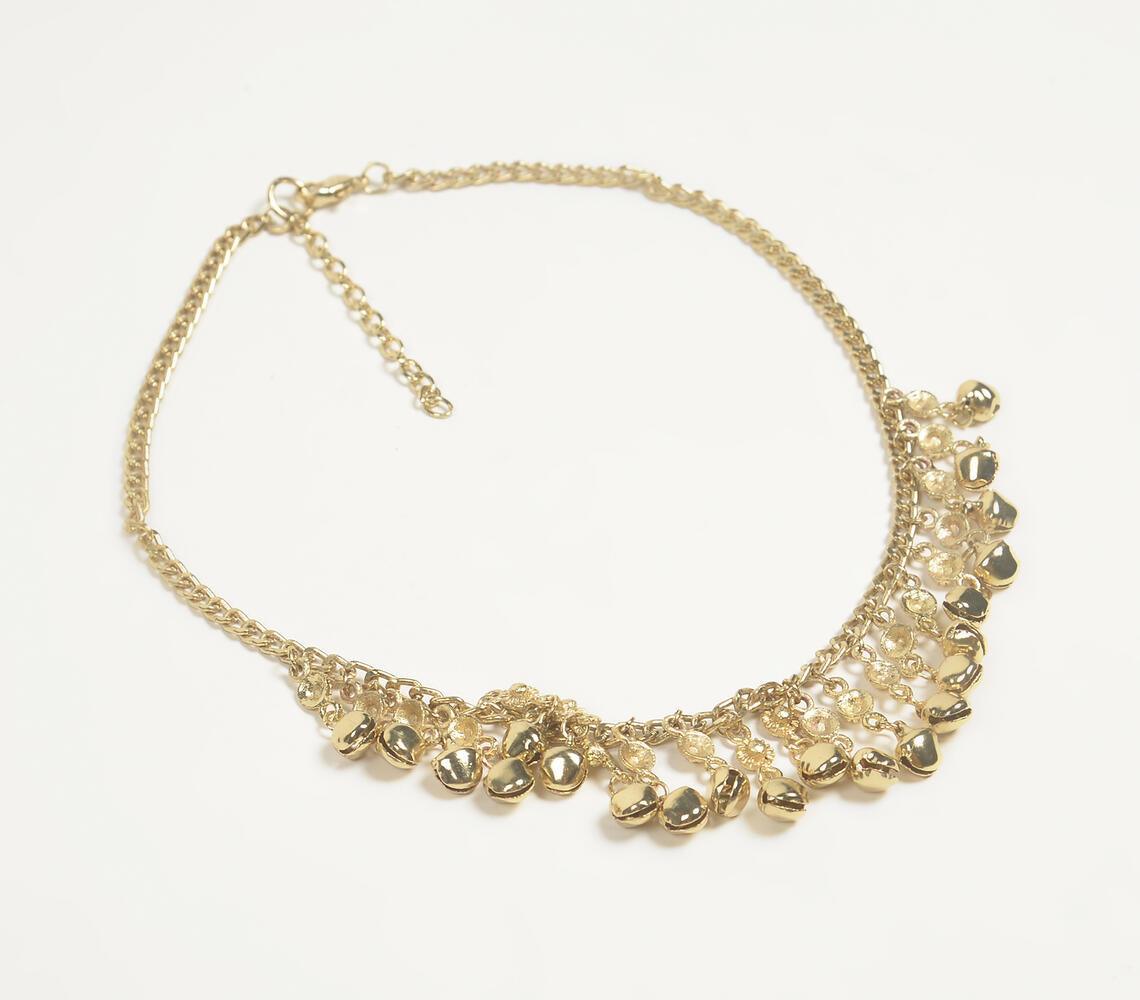 Gold-Toned Iron Bib Necklace - GAAIA