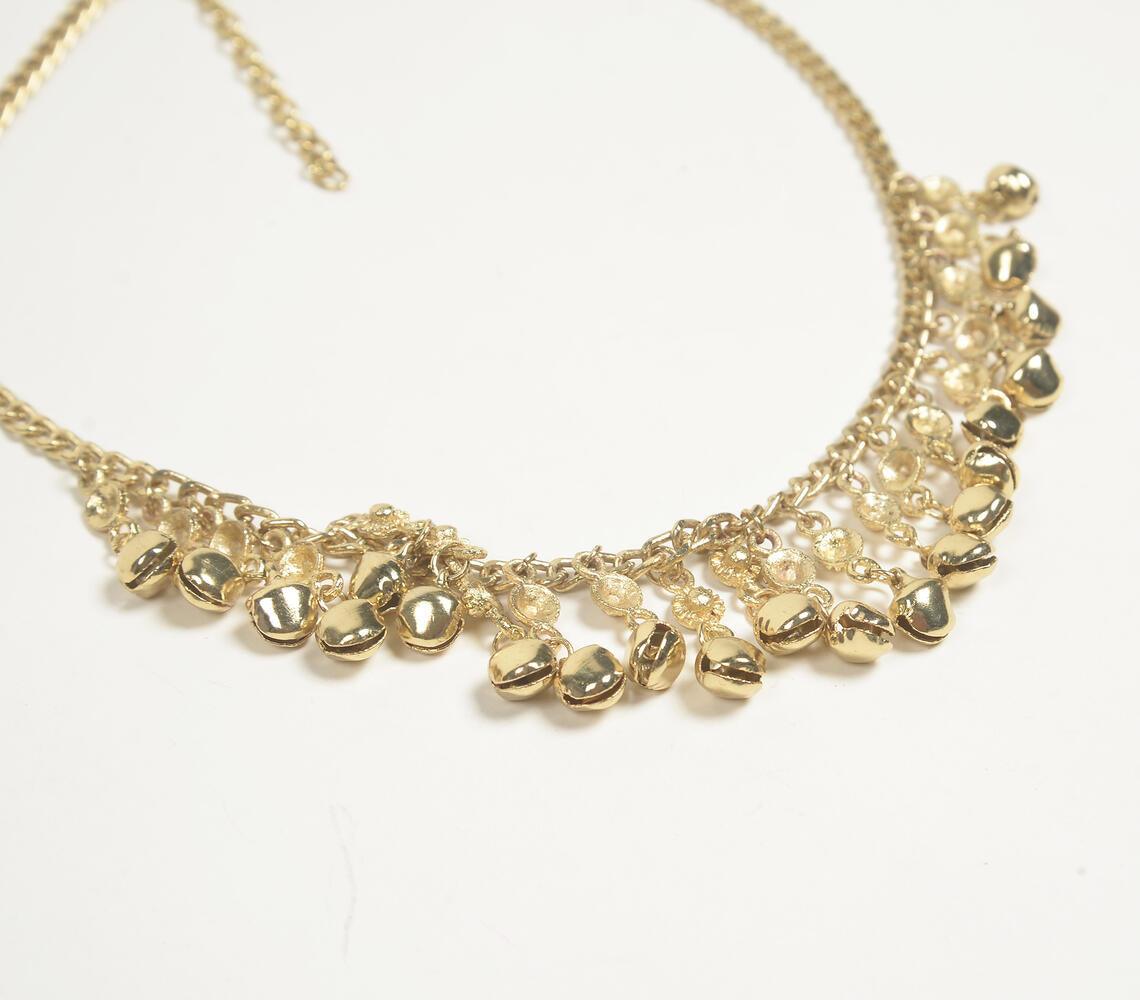 Gold-Toned Iron Bib Necklace - GAAIA