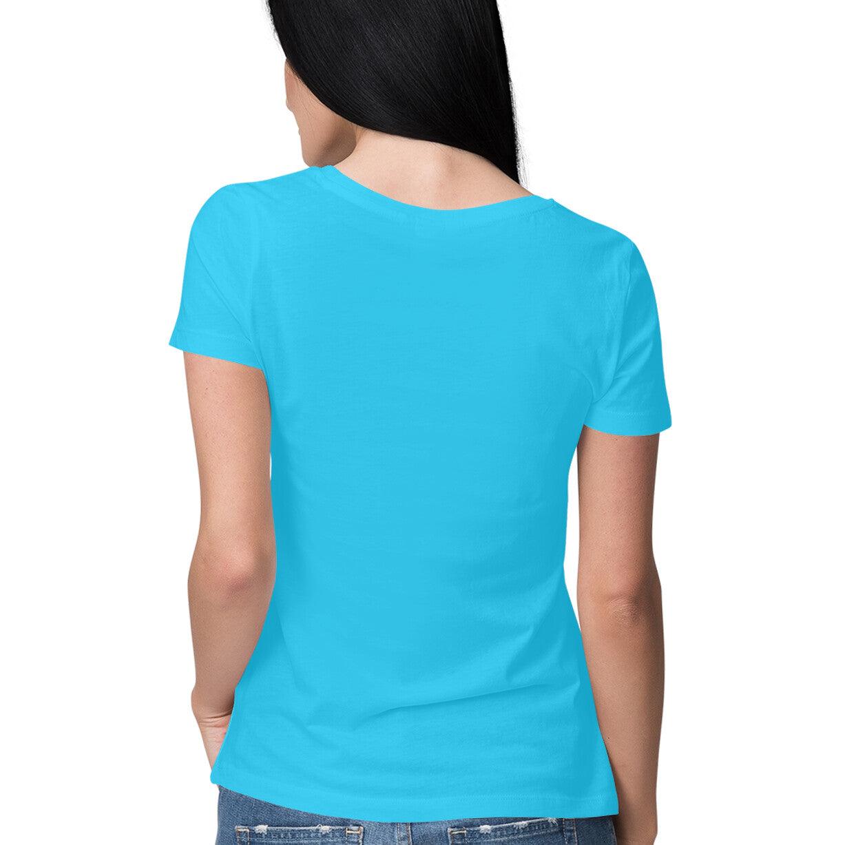 HALF SLEEVE ROUND NECK T-SHIRT_YOGA IS THE ANSWER - GAAIA