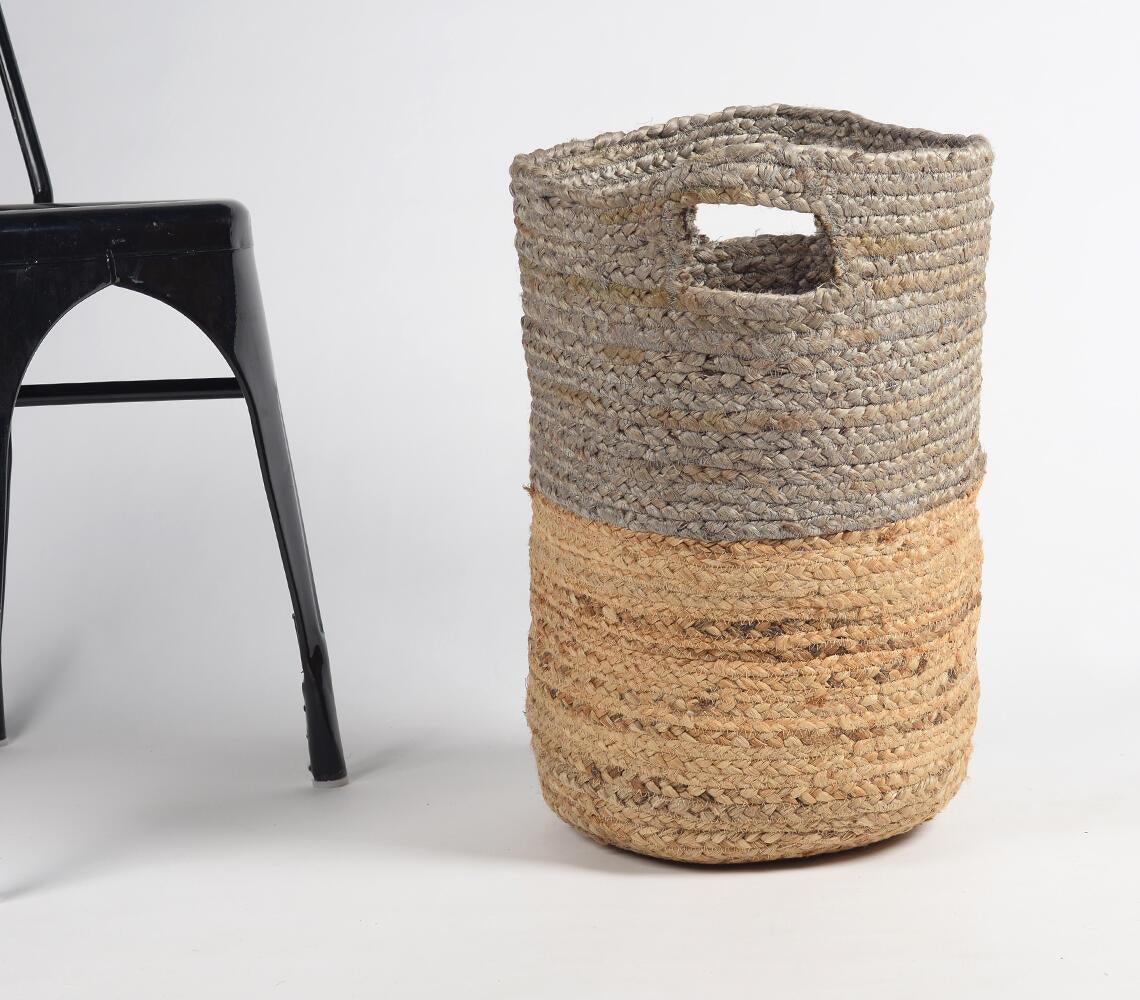 Hand Braided Jute Basket - GAAIA