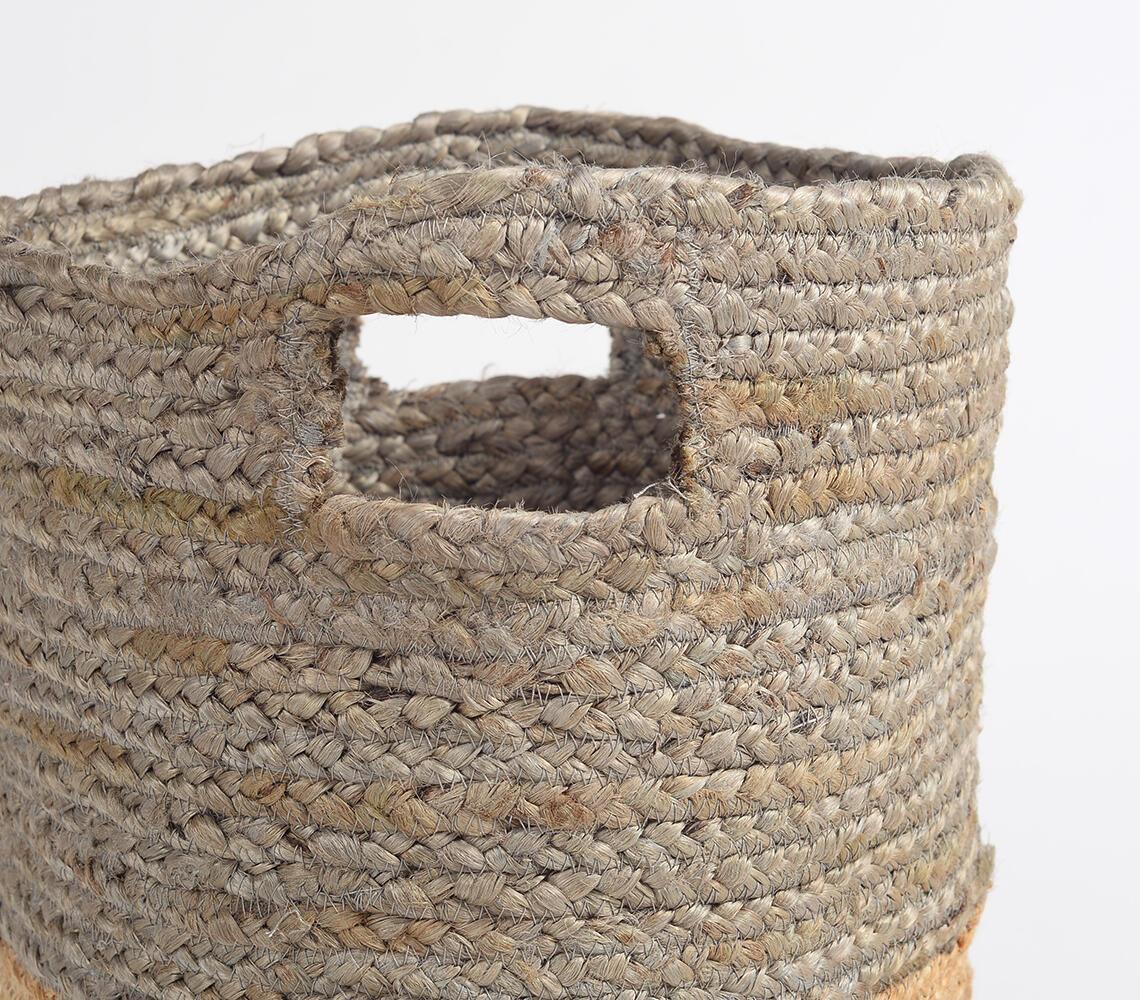 Hand Braided Jute Basket - GAAIA