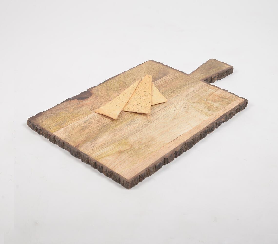 Hand Cut Natural Wooden Cheese board - GAAIA