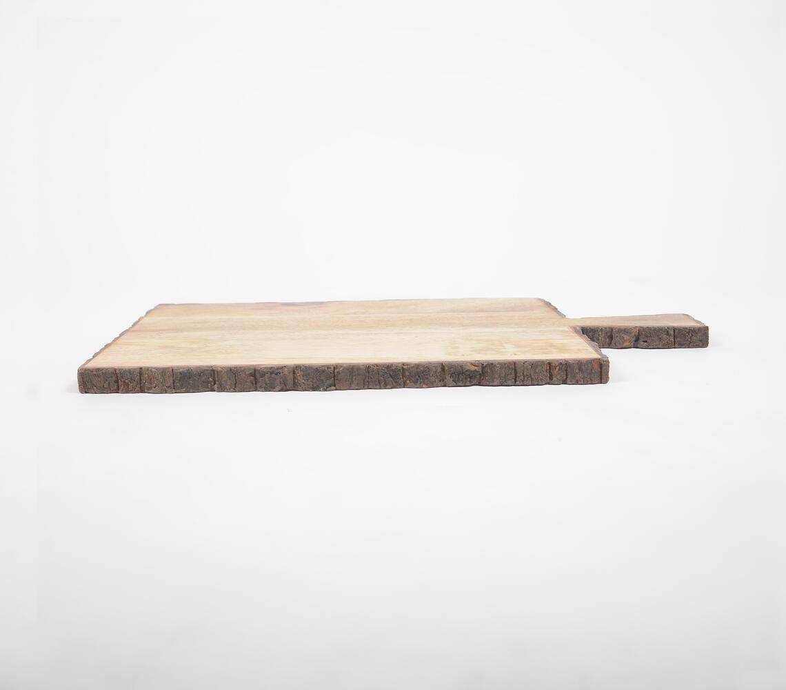 Hand Cut Natural Wooden Cheese board - GAAIA