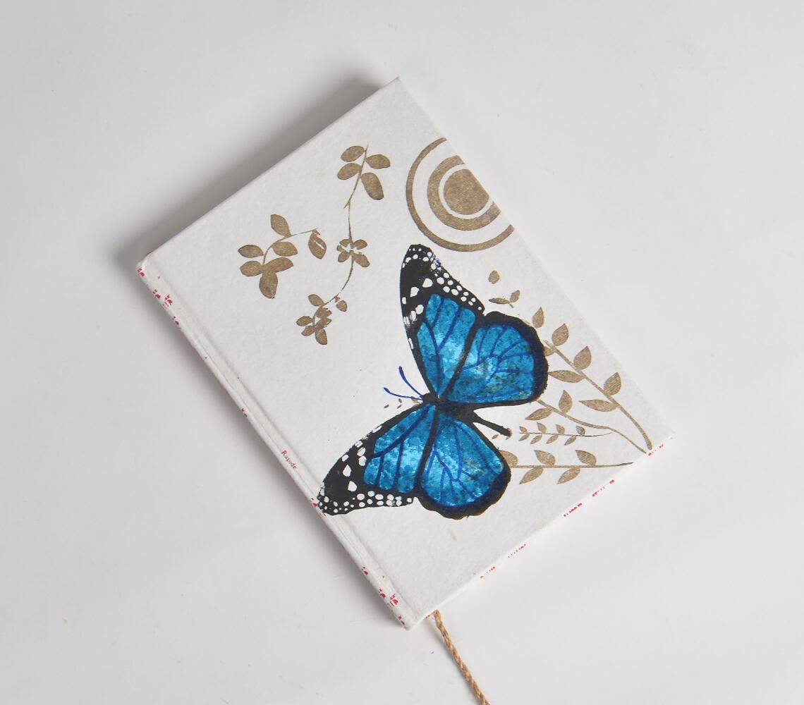 Hand Painted Abstract Butterfly Diary - GAAIA