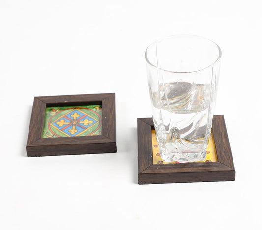 Hand painted Framed Coasters (Set of 2) - GAAIA