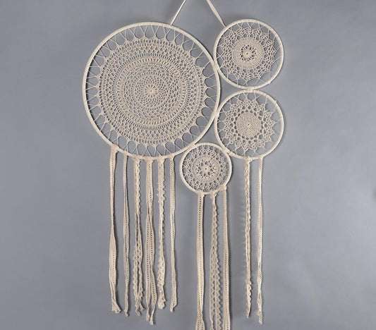 Handmade crochet wall mural - GAAIA
