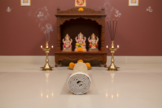 Handmade Darbha Grass Meditation & Puja Mat