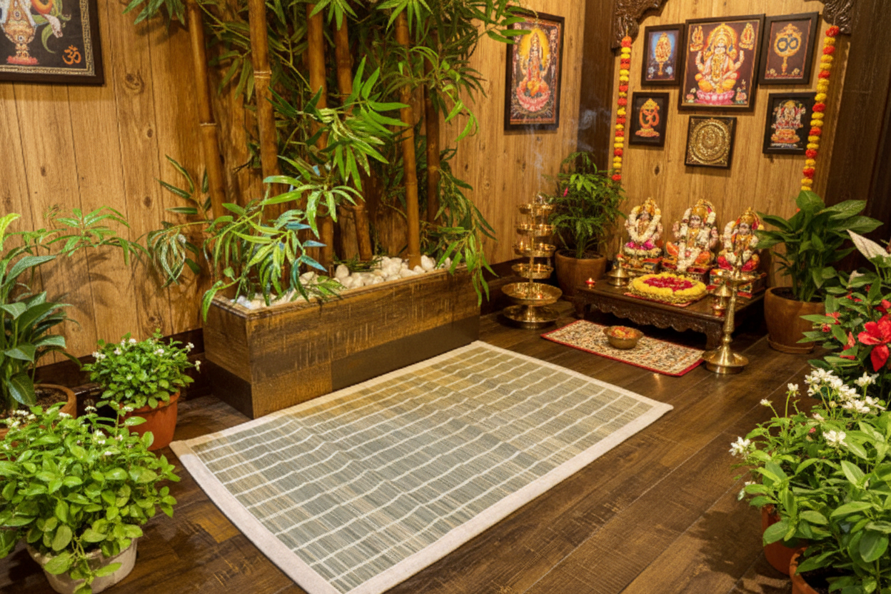 Handmade Darbha Grass Meditation Mat
