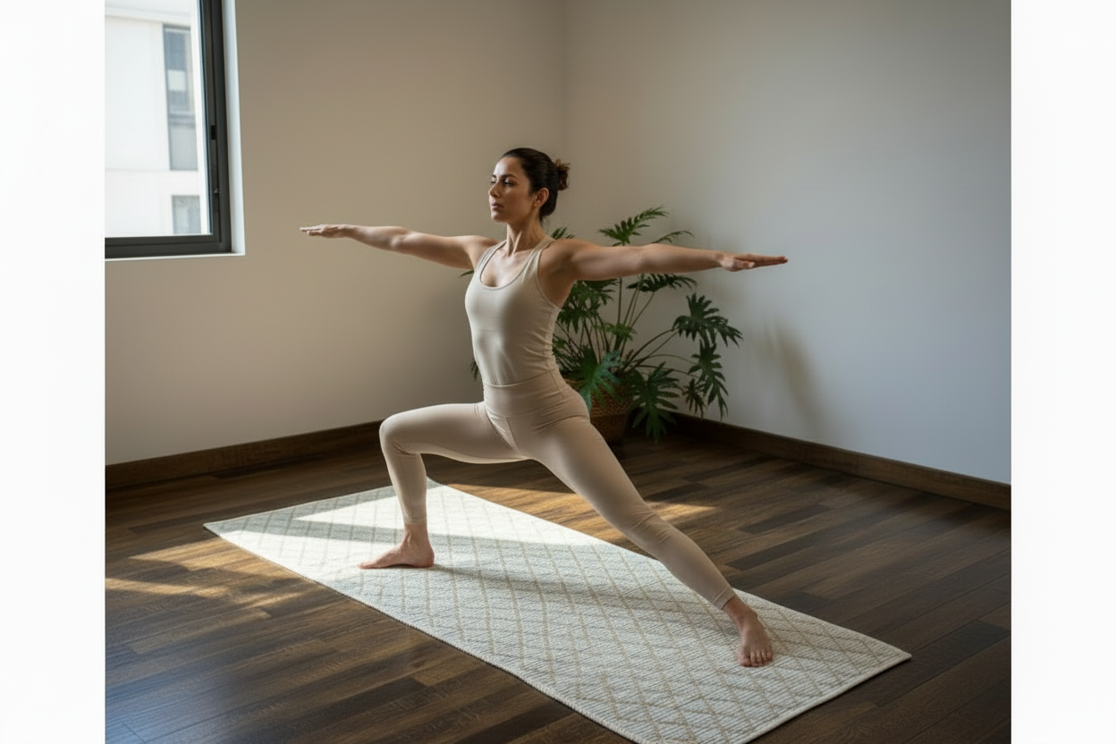 Handmade Elephant Grass Yoga Mat With Free Yoga Bag