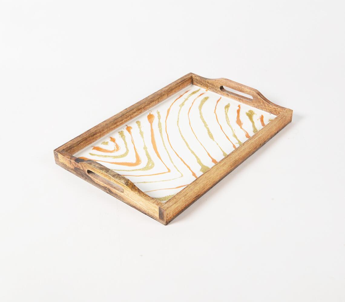 Handmade Mango Wood Tray - GAAIA