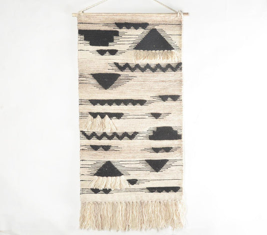 Handwoven Abstract Tribal Wall Hanging - GAAIA