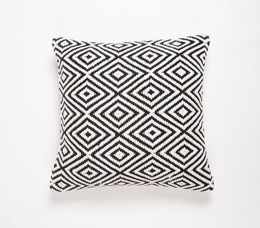 Handwoven Jute & Cotton Cushion Cover - GAAIA