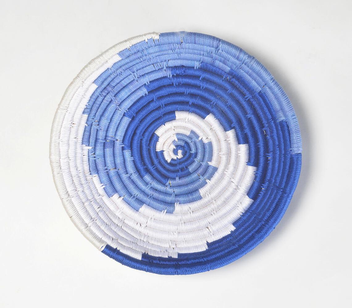 Handwoven Spiral Wave Wall Plate - GAAIA