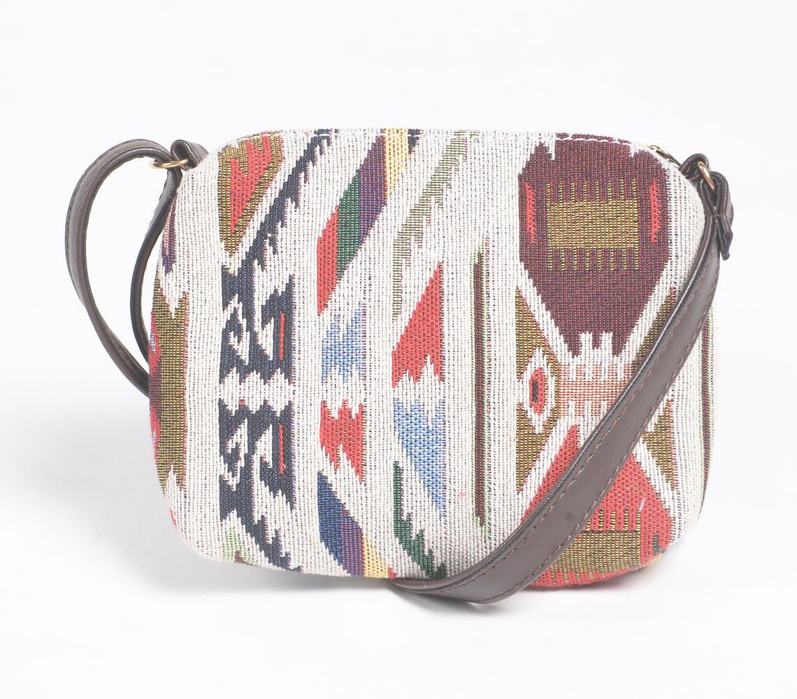 Jacquard weave tote, sling & wallet set - GAAIA