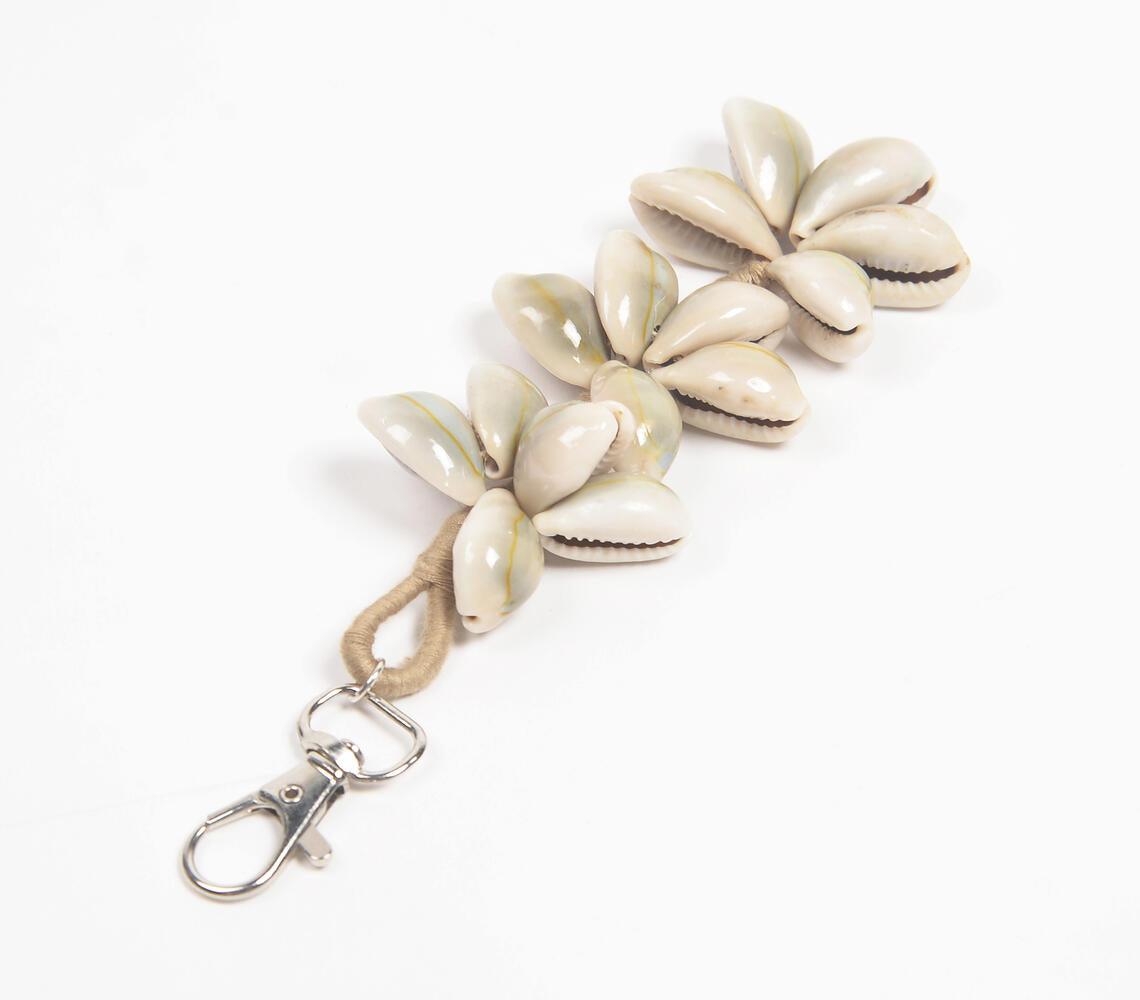 Jute & Shells Tassel Keychain - GAAIA