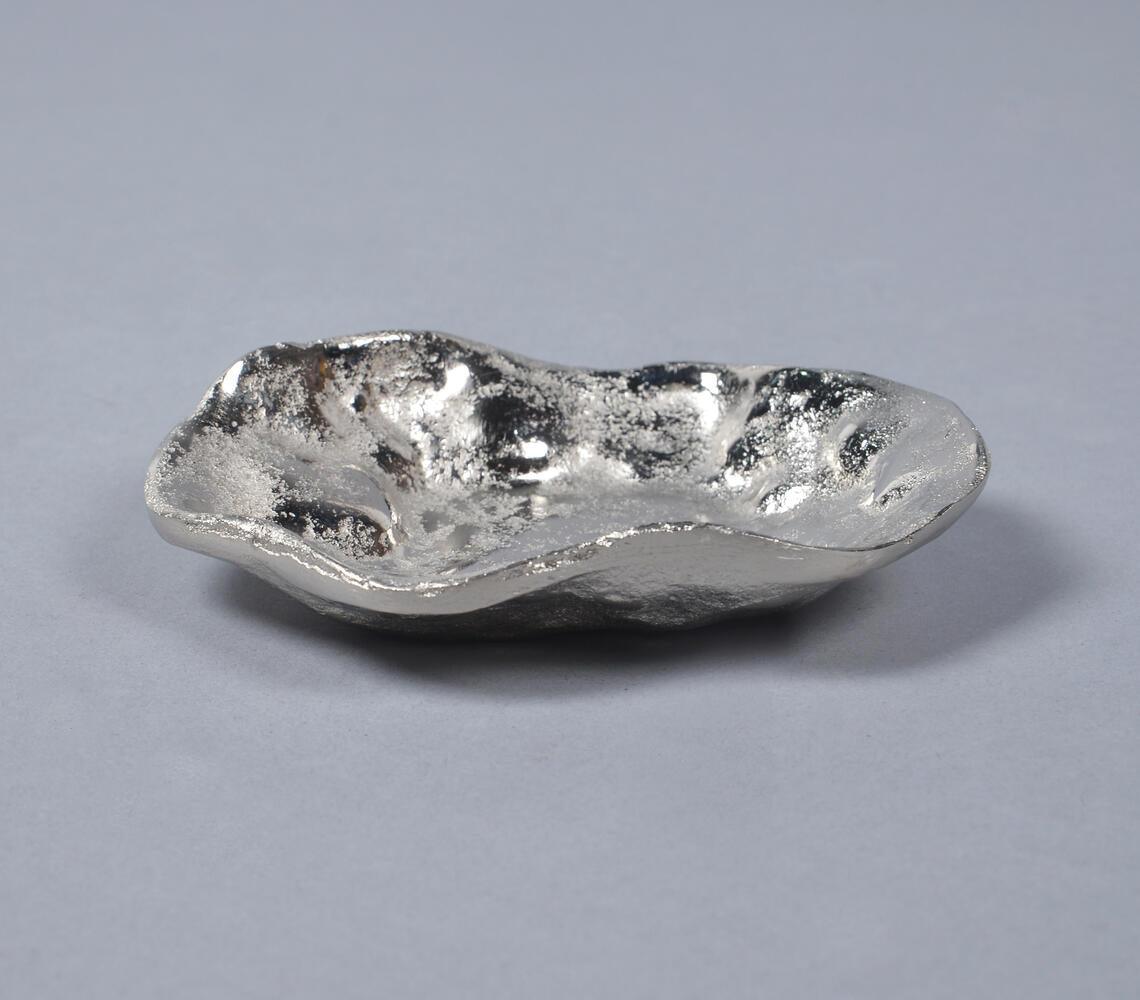 Lacquered Aluminium Nickle Trinket Dish - GAAIA