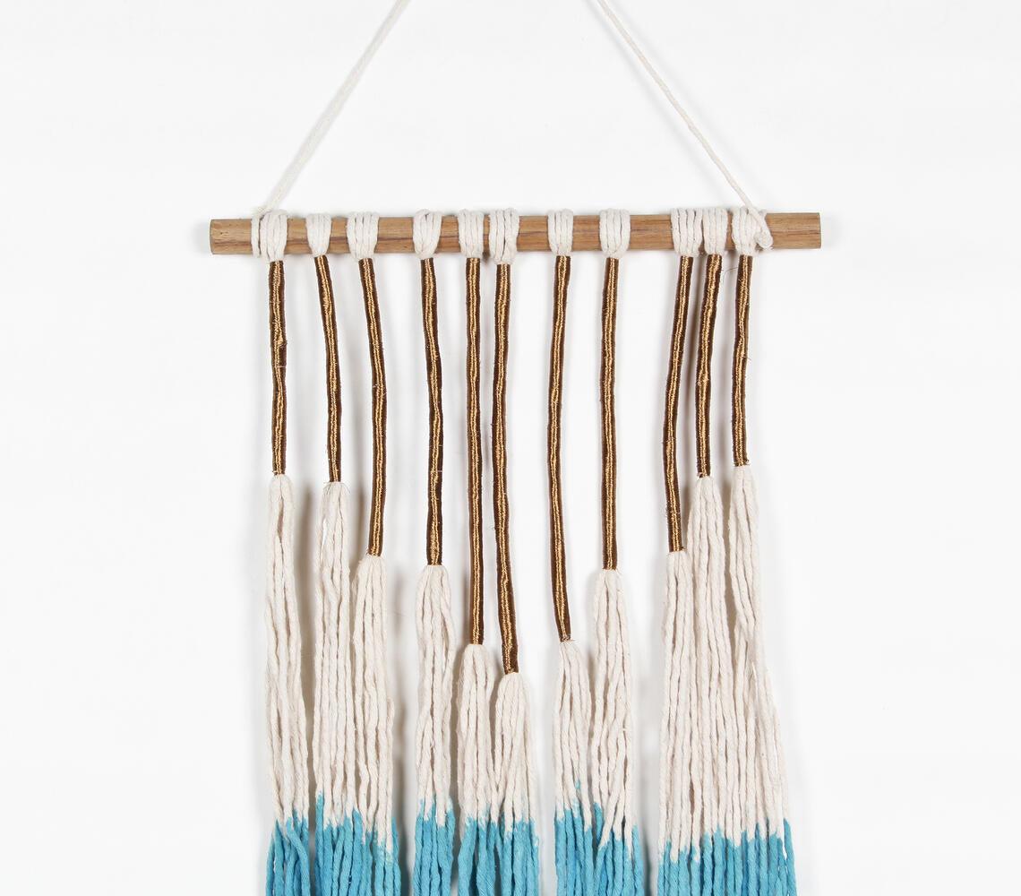 Lurex-Wrapped Ombre Wall Hanging - GAAIA