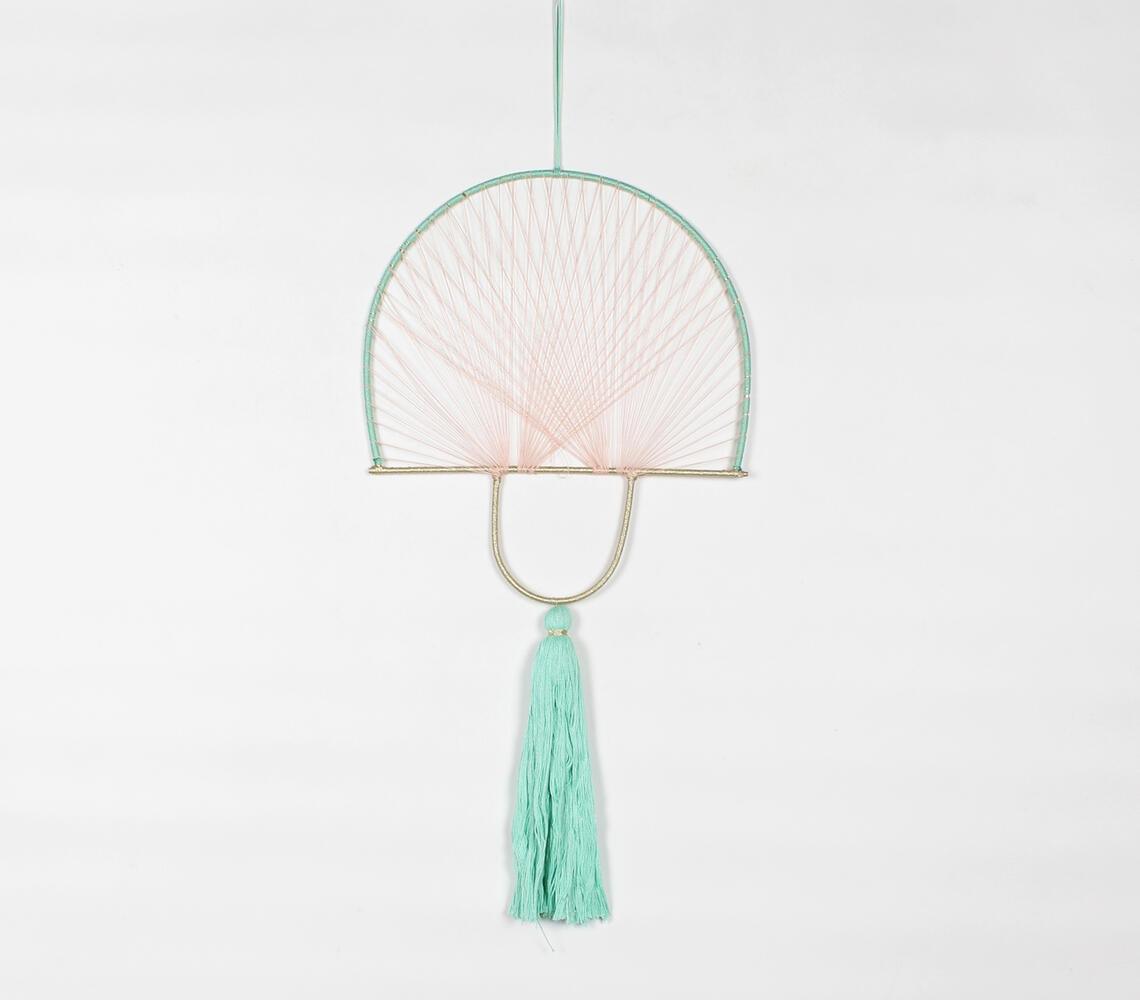 Mint Green Tasseled Wall Decor - GAAIA