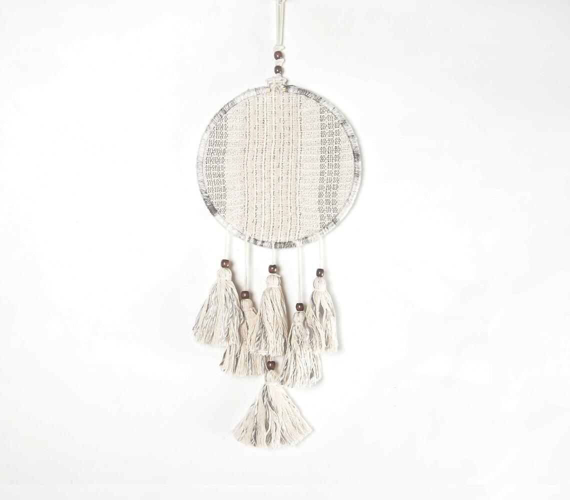 Monochrome Tasseled Dreamcatcher - GAAIA