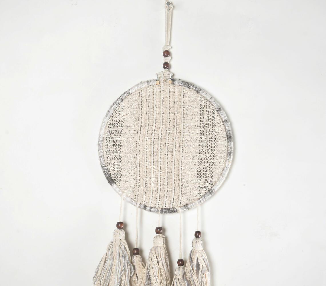 Monochrome Tasseled Dreamcatcher - GAAIA