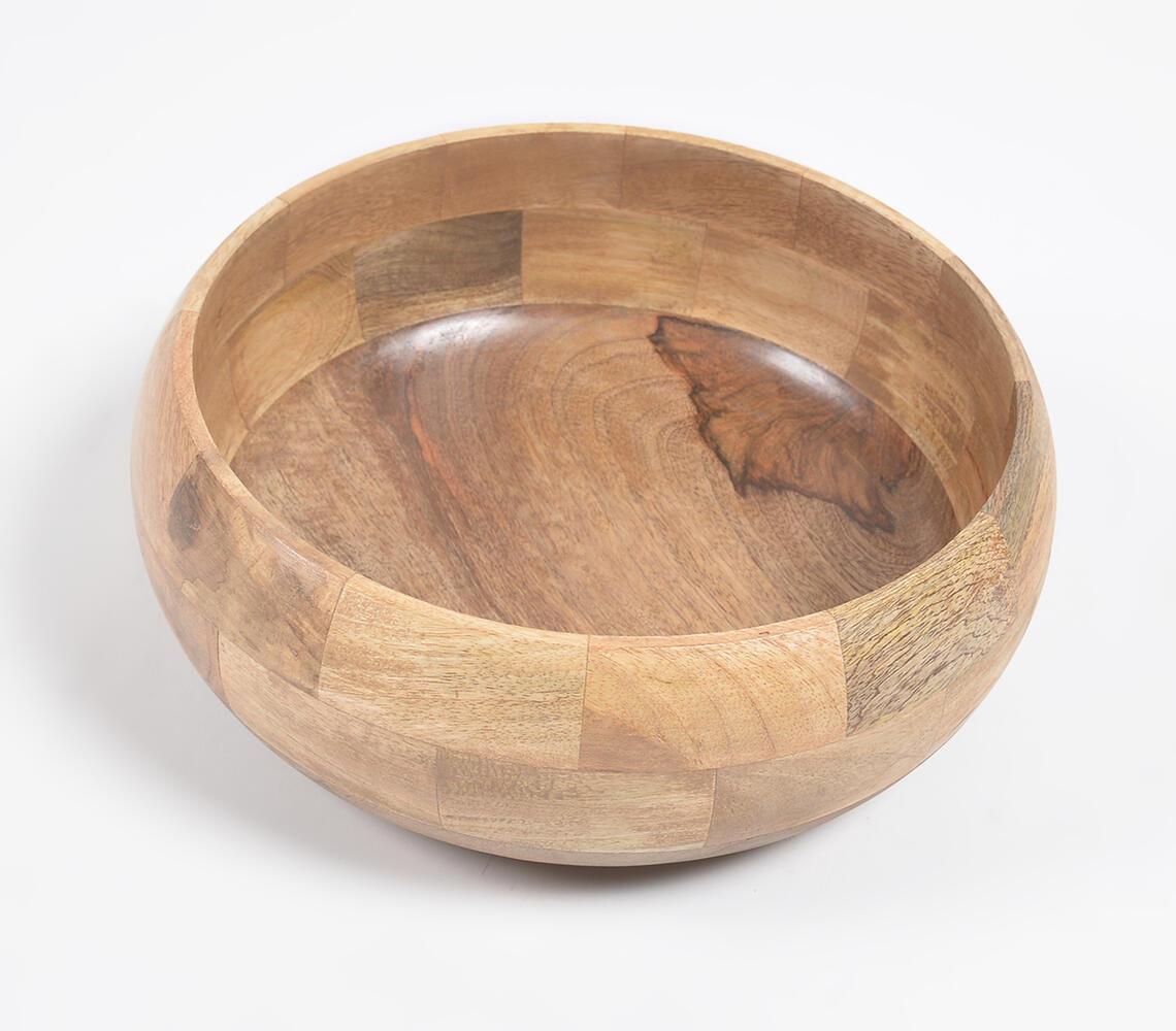 Natural wooden salad bowl - GAAIA