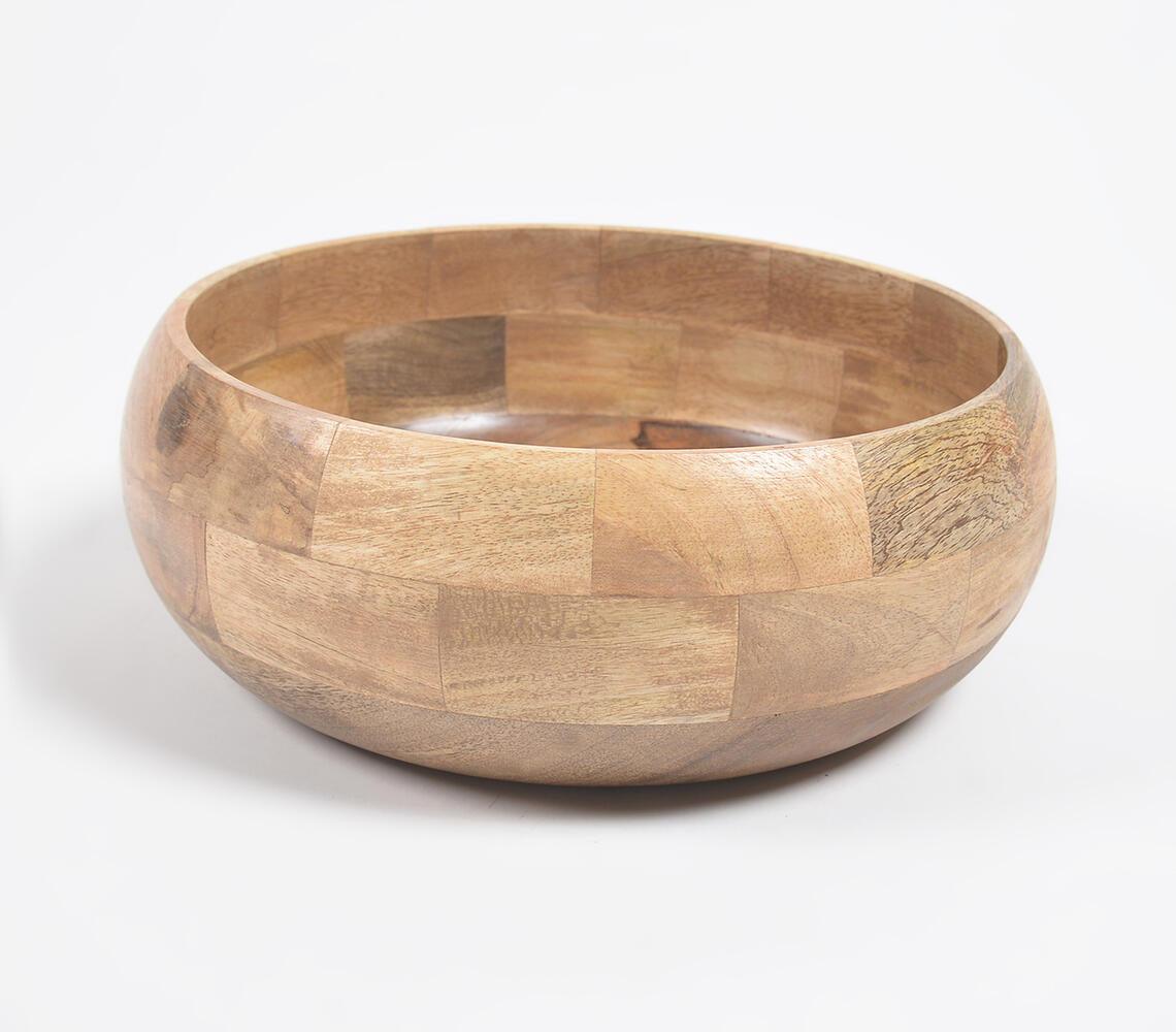 Natural wooden salad bowl - GAAIA