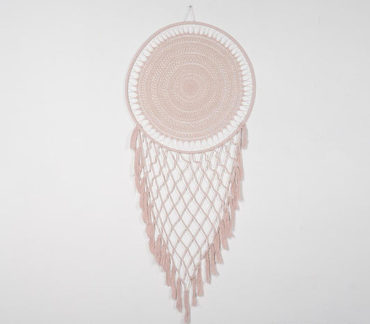 Neutral Crochet Dreamcatcher - GAAIA