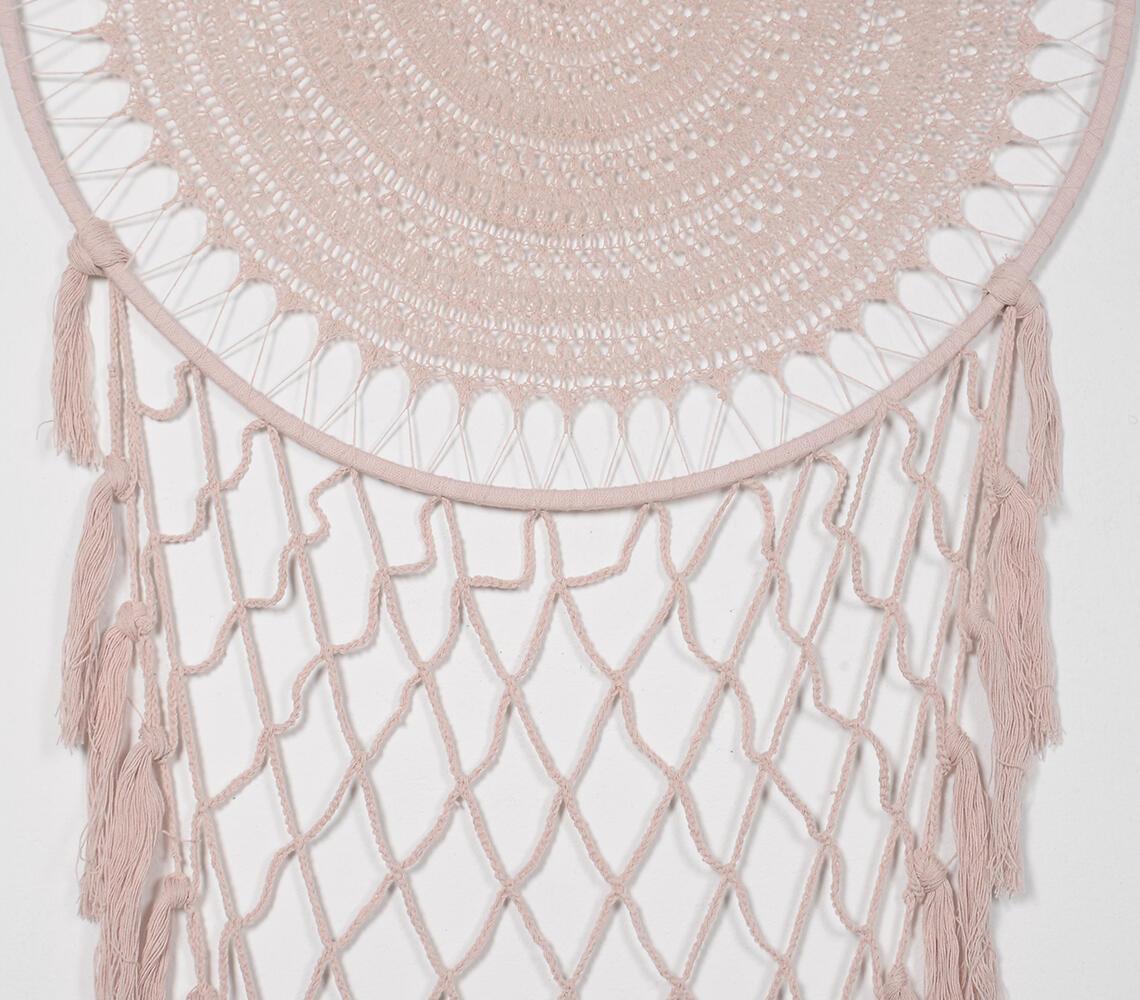 Neutral Crochet Dreamcatcher - GAAIA