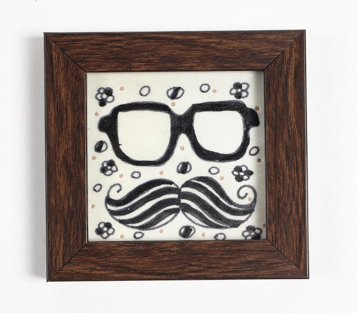 Quirky Hand painted Framed Coasters (Set of 2) - GAAIA